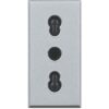 Presa Axolute 2P+T 10/16A 250 Vac, Bipasso interasse 19mm e 26mm, Alveoli schermati, Tech - BTICINO HC4180