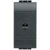 Living Light Connettore Hi-Fi normalizzato DIN 2 poli, Antracite - BTICINO L4293