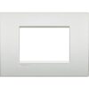Placca AIR 3 Moduli, Bianco Perla, Metallo - BTICINO LNC4803PR