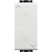 Living Light Commutatore a 2 tasti (1-0-2) 16A, Bianco - BTICINO N4027