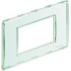 Placca Living Light 3 Moduli, Personalizzabile, in tecnopolimero, Colore Trasparente - BTICINO LND4803KR