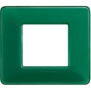 Placca 2 Moduli Matix, in tecnopolimero, Smeraldo - BTICINO AM4802CVS
