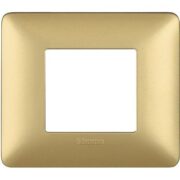 Placca 2 Moduli Matix, in Tecnopolimero, Gold - BTICINO AM4802MGL