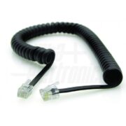 Cavo da Spina Modulare RJ9 4P4C a spina modulare RJ9 4P4C, Nero, 2,1m - ALPHA ELETTRONICA 94-720N