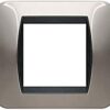 Living International, Placca 2 Posti, Nichel Nero - BTICINO L4802NN