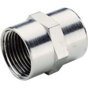 Manicotti Filettatura GAS Accessori in ottone nichelato, permettono la giunzione tra due filetti maschi uguali Filettatura G1 - BTICINO 86255