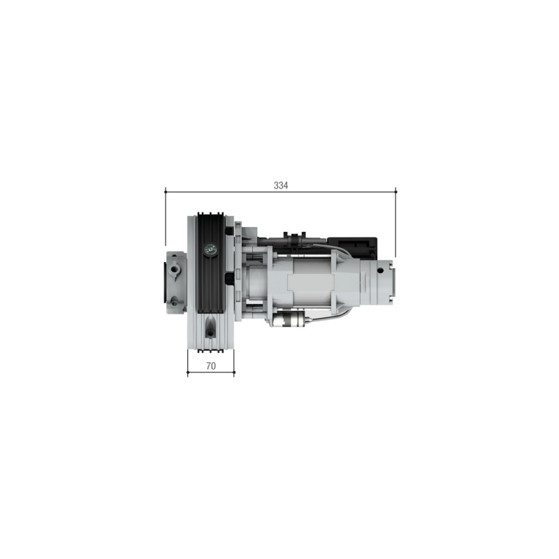 Motore Per Serranda 180Kg Palo Serranda D.48/60 - CAME 001H40230180