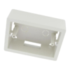 Scatola di derivazione a 3 posti, bianca, 130x90x45 mm, IP40 - ELETTROCANALI ECSPA70B