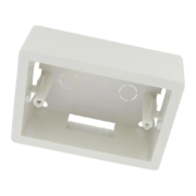 Scatola di derivazione a 3 posti, bianca, 130x90x45 mm, IP40 - ELETTROCANALI ECSPA70B