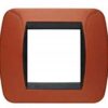 Living International, Placca 2 Posti, Terracotta - BTICINO L4802TR