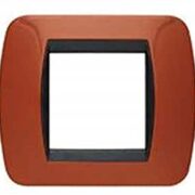 Living International, Placca 2 Posti, Terracotta - BTICINO L4802TR