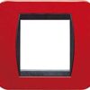 Living International, Placca 2 Posti, Rosso Solid - BTICINO L4802RD