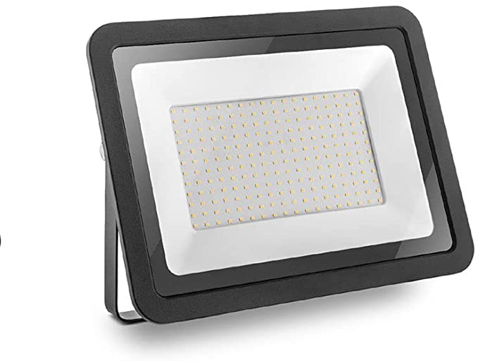 Proiettore a LED di basso spessore ed alte potenze impiegabile in esterni ed in interni, IP65, 150W, Luce Naturale 4000K, Nero - DURALAMP PANTH-ST150N