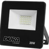 Proiettore a LED di basso spessore impiegabile in esterni ed in interni, 20W, Luce Naturale 4000K, Nero - DURALAMP PANTH-ST20N