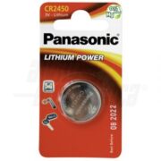 Panasonic Pila Litio CR2450 3V - ALPHA ELETTRONICA PLP-CR2450