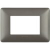 Placca 3 Moduli Matix, iron, in tecnopolimero - BTICINO AM4803MIR