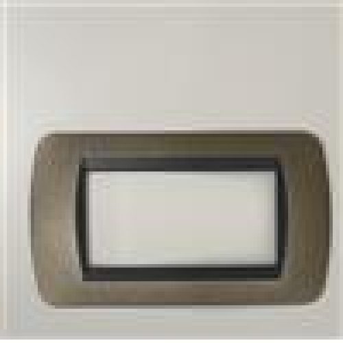 Placca Living International 4 Posti, Grafite, Titanio - BTICINO L4804GFT