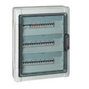 Centralino da parete in polistirene antiurto rinforzato IP65 IDROBOARD 54 moduli DIN (3x18) - BTICINO F107N54D