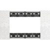 Placca Living Now 4 Moduli, Plastica, Effetto Pixel - BTICINO KA4804MW