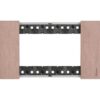 Placca Living Now 4 Moduli, Rame, in Zama - BTICINO KA4804ZM