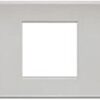 Placca 2 Posti, Living Light, Bianco - BTICINO N4819LB