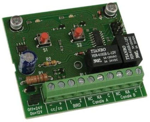 Hiltron Decoder con relè bicanale per bird - HILTRON DX20