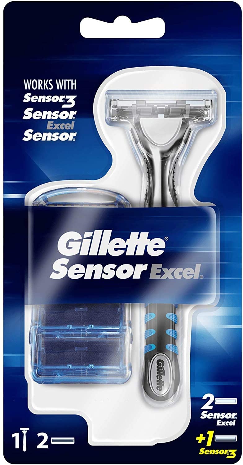 Gillette, Sensor Excel, Rasoio con manico - CFG GI30