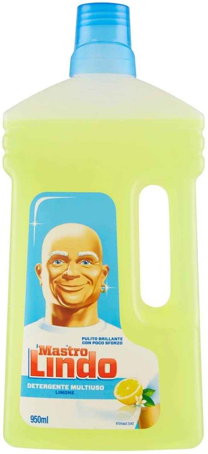 Mastro Lindo Universale Detergente Multisuperficie Diluito Limone, 950ml - CFG PG057