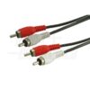 Cavo da 2 spine RCA audio a 2 spine RCA audio 3m - ALPHA ELETTRONICA 17-009/3B