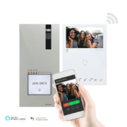 Kit Videocitofono Monofamiliare Quadra e Mini, Vivavoce Wi-fi, 2 Fili - COMELIT 8451V