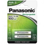 Panasonic Pila Ricaricabile AAA 900mAh Blister 2 pezzi - ALPHA ELETTRONICA BMP-HHR-4XXE/2BC
