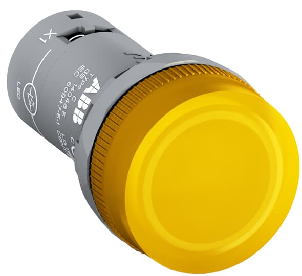 Lampada spia con LED integrato GIALLO, 110-130Vc.a. - ABB CL2513Y