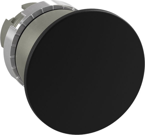 Pulsante Fungo 40 mm, Nero - ABB P9MEM4NN