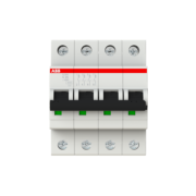 Interruttore Automatico 6kA Curva C 25A 4P C - ABB S529235