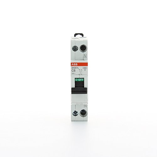 Interruttore Magnetotermico 4,5 kA Curva C 6 A 1+NP C - ABB SN201LC6