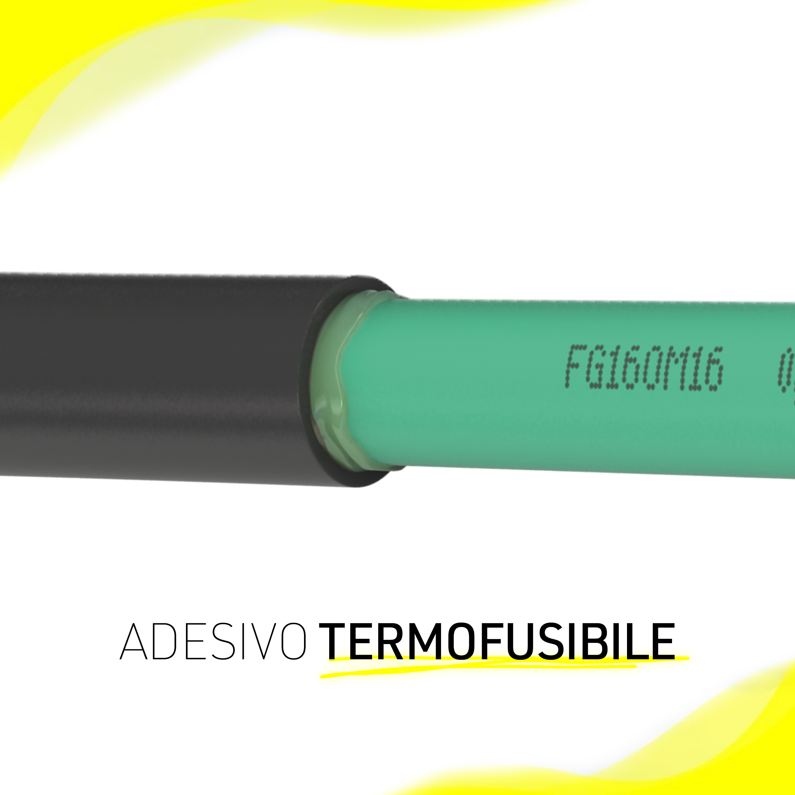 Sealings Guaina Termorestringente Barra 1 Metro Con Sigillante Ricostruzione Isolamento Cavi Elettrici Immersione, Diametro Cavo 9-22,5 - ETELEC GT31025
