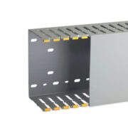 T1-N 150x100 G Canaletta con coestruso morbido modulo 20 feritoia 8, Bianco (2 METRI) - BOCCHIOTTI B00836