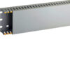 T1-EN 80x40 G Canaletta con coestruso morbido modulo 10 feritoia 4, Grigio (2 ML) - BOCCHIOTTI B00838
