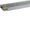 T1-EN 25x100 G Canaletta con coestruso morbido modulo 10 feritoia 4, Grigio (2 METRI) - BOCCHIOTTI B00846