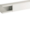 TA-EN 60x60 W Canalina porta cavi a base piana, Bianco (2 ML) - BOCCHIOTTI B01828