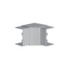 NIAV 60x40 G Angolo Interno per canali linee TA-N/TA-EN/TA-GN, Grigio - BOCCHIOTTI B02460