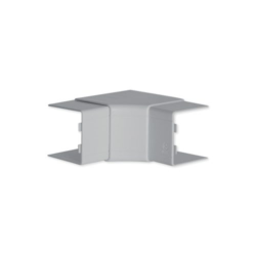 NIAV 60x60 G Angolo interno per canali linee TA-N/TA-EN/TA-GN, Grigio - BOCCHIOTTI B02468