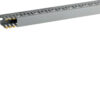 T1-EN 25x40 G Canalina con coestruso morbido modulo 10 feritoia 4, Grigio (2 ML) - BOCCHIOTTI B02576