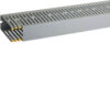 T1-EN 40x100 G Canalina con coestruso morbido modulo 10 feritoia 4, Grigio (2 METRI) - BOCCHIOTTI B02582