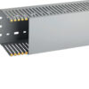 T1-EN 100x100 G Canalina con coestruso morbido modulo 10 feritoia 4, Grigio (2 METRI) - BOCCHIOTTI B02589
