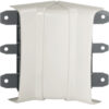 AIBA W Angolo Interno Variabile per canale TBA-Art, Bianco - BOCCHIOTTI B04017