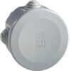 IP44 02 GRI Cassetta Derivazione stagna da parete con passatubi, Grigio - BOCCHIOTTI B04462