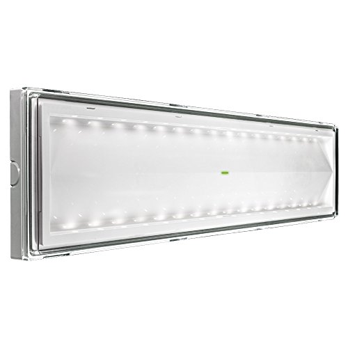 Plafoniera Emergenza LED 18 W, Ticinque LED 8H, SA, IP42 - BEGHELLI 8585
