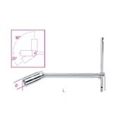Chiavi a T con bussola snodata per candele d'accensione, 16 mm - BETA TOOLS 009570000