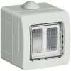Custodia IP55 composta da base e portello di protezione, 2 moduli Màtix - BTICINO 25502
